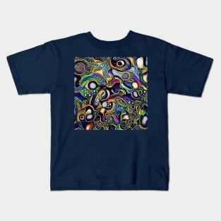 Abstract man portrait Kids T-Shirt